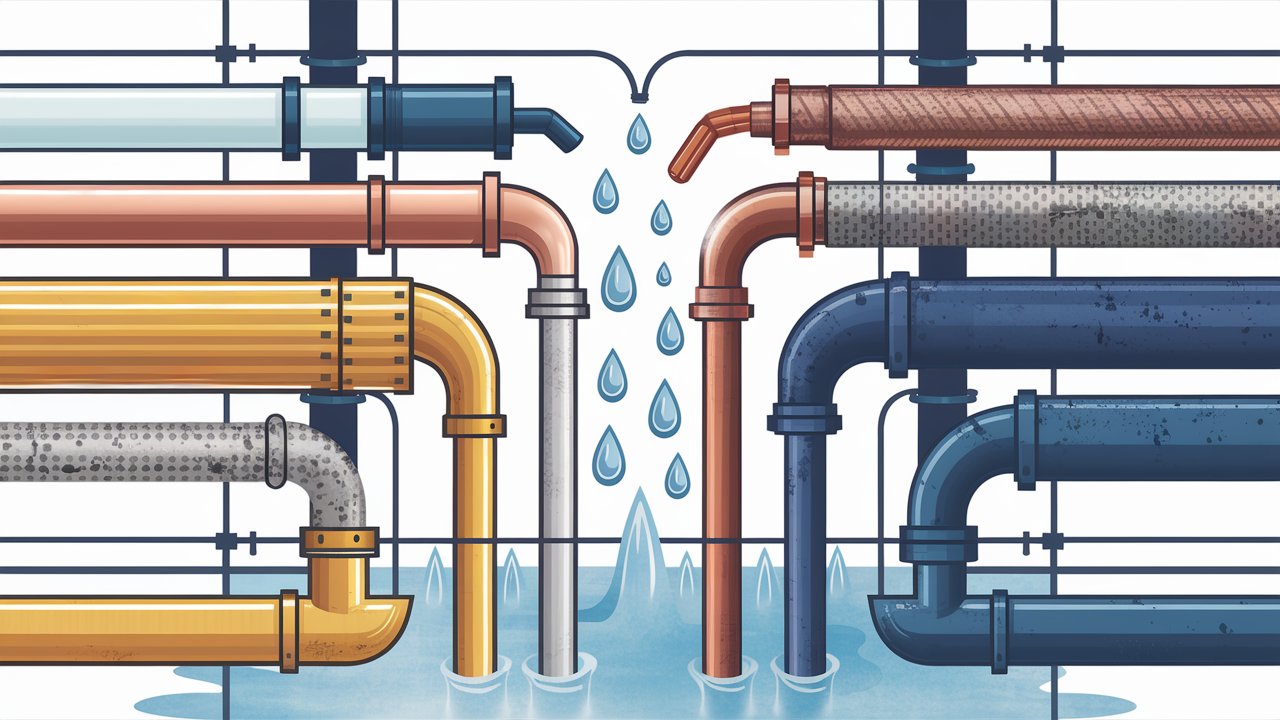 What Are Plumbing Pipes Made Of?